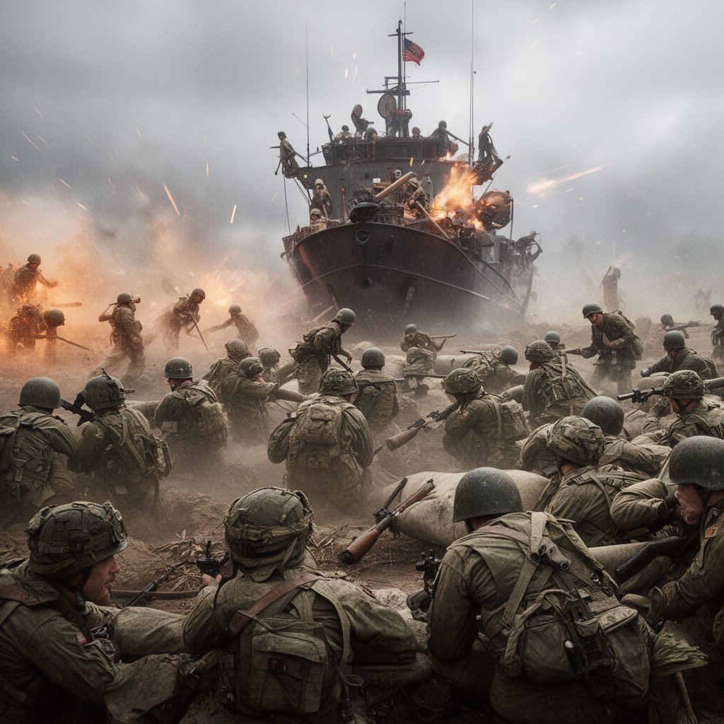 AI-generated illustration of 2nd Marine Division