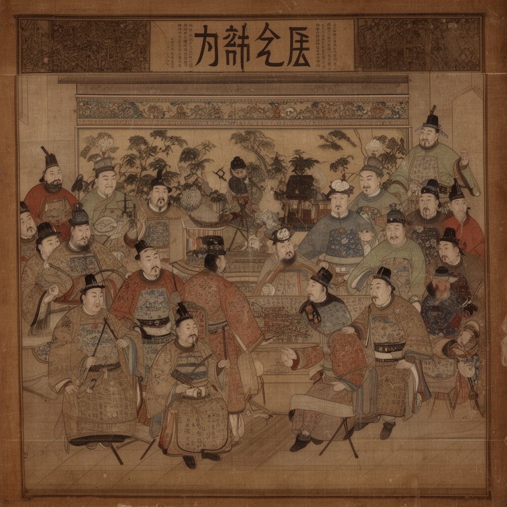 AI-generated illustration of Qing dynasty