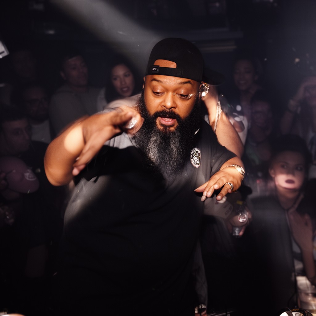 AI-generated illustration of DJ Khaled