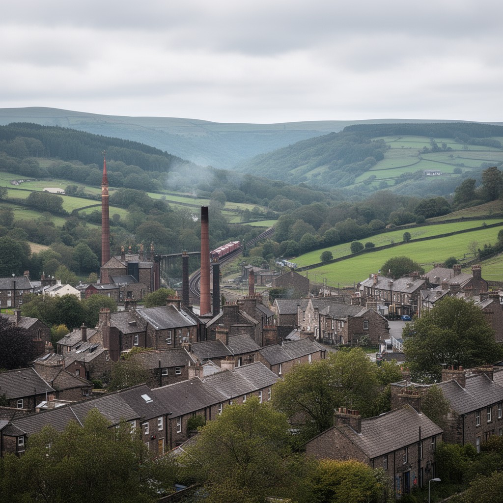 AI-generated illustration of Rossendale Valley