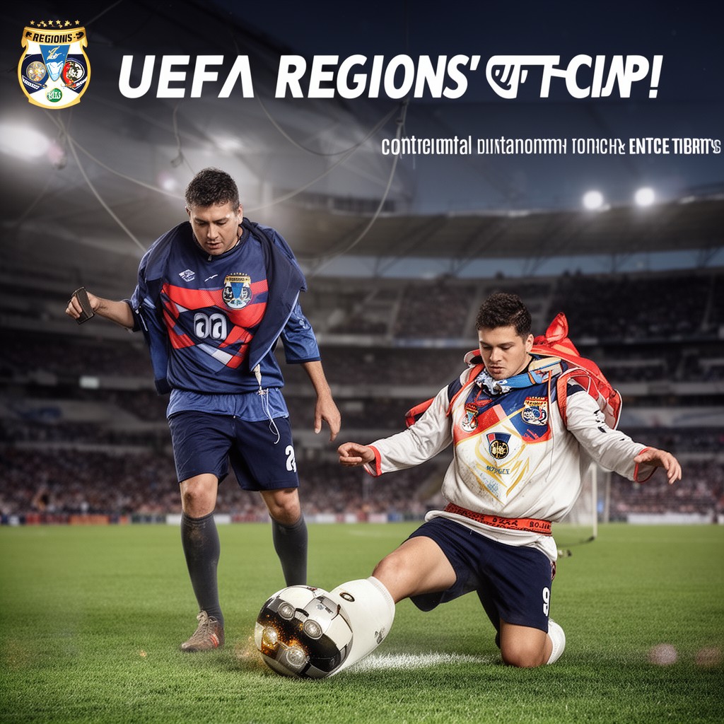 AI-generated illustration of UEFA Regions' Cup