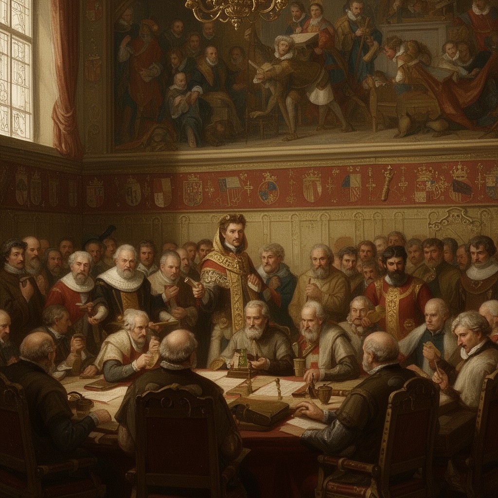 AI-generated illustration of Royal Council of Castile