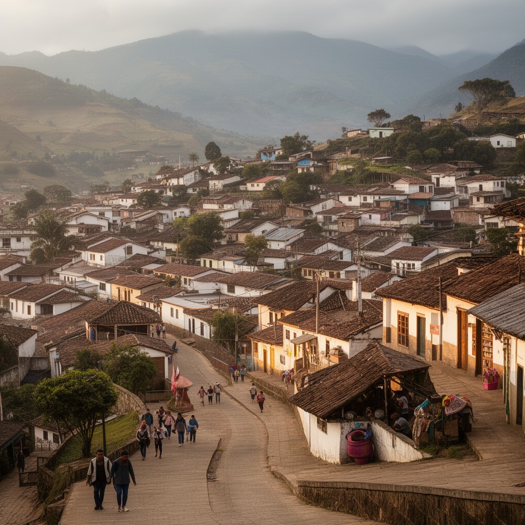 AI-generated illustration of Cajicá