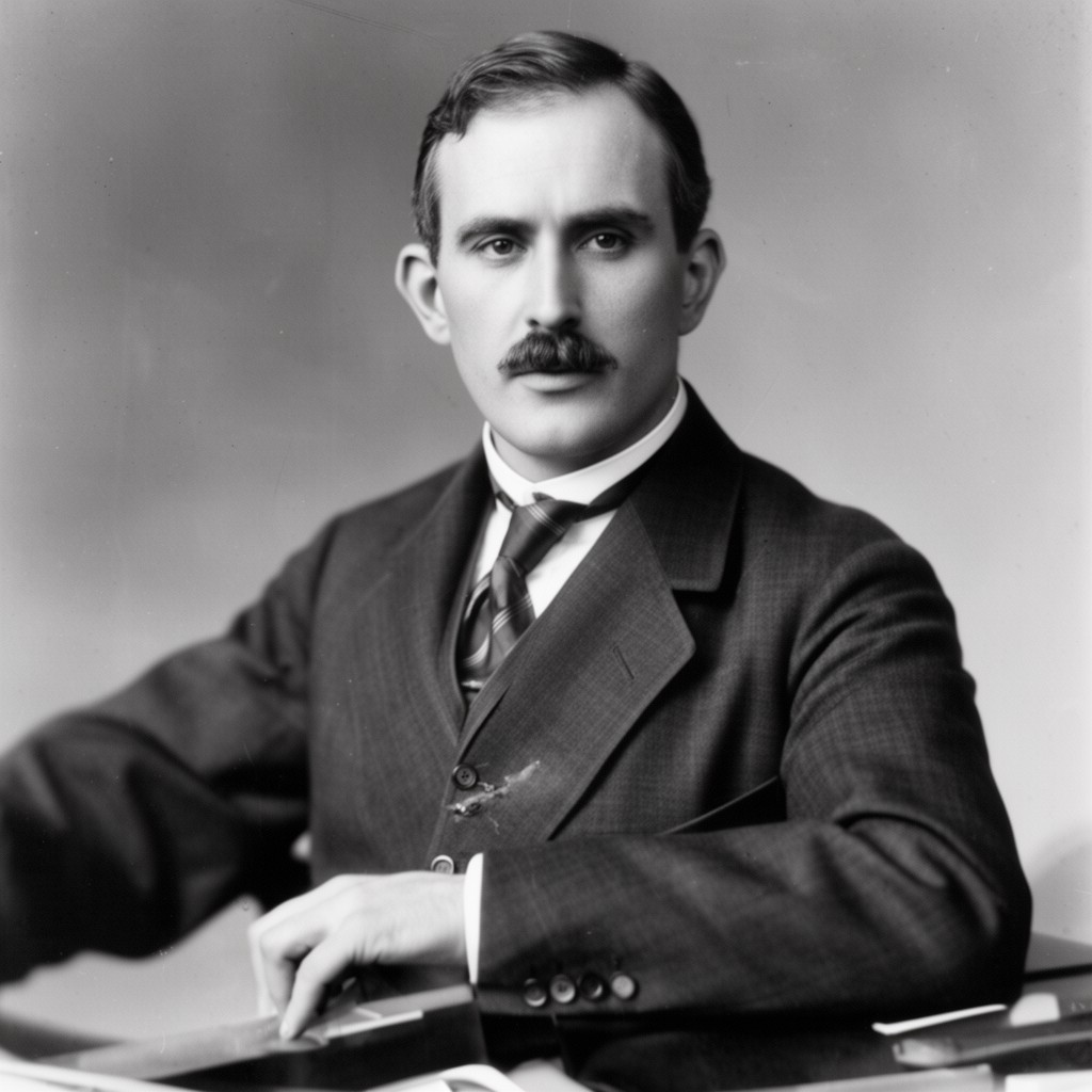 AI-generated illustration of James Edward Keeler