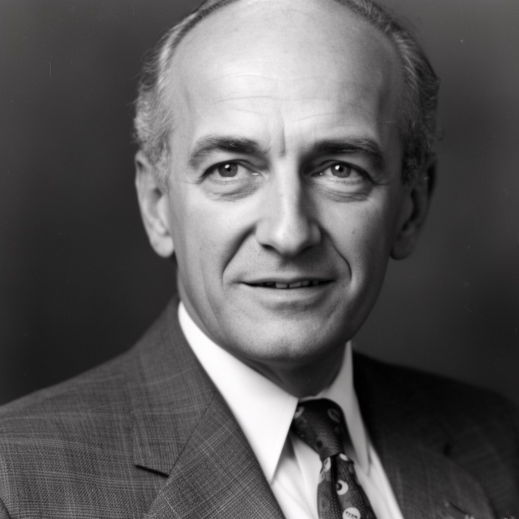 AI-generated illustration of Rudolf E. Kálmán