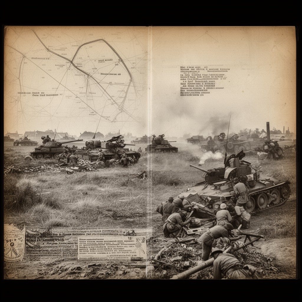 AI-generated illustration of Operation Kutuzov