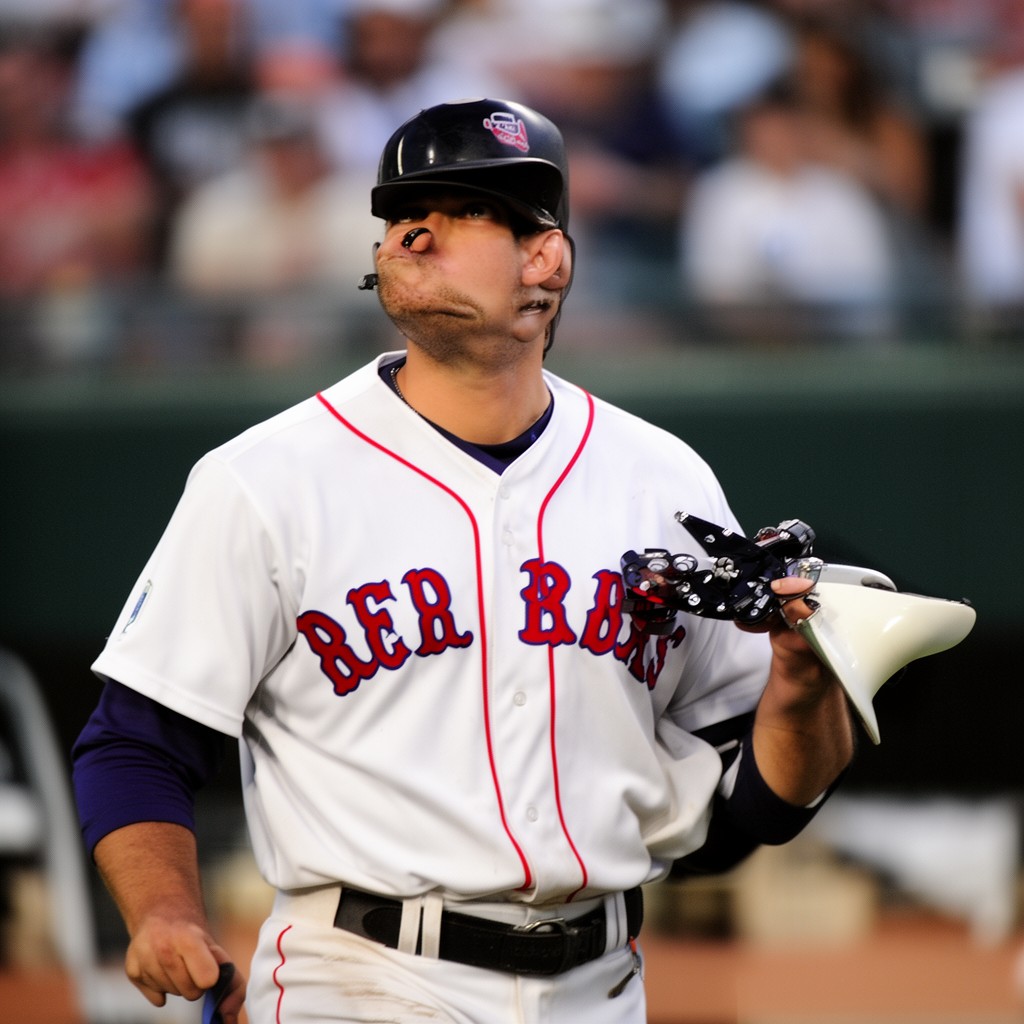 AI-generated illustration of Nomar Garciaparra