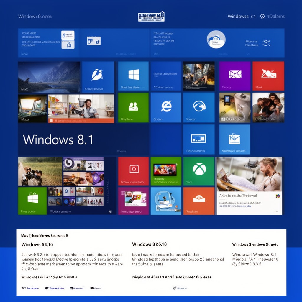 AI-generated illustration of Windows 8.1