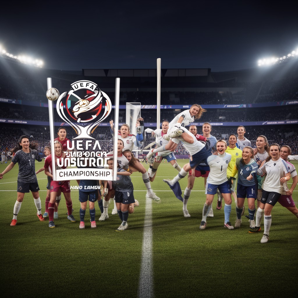 AI-generated illustration of UEFA European Women's Under-19 Championship