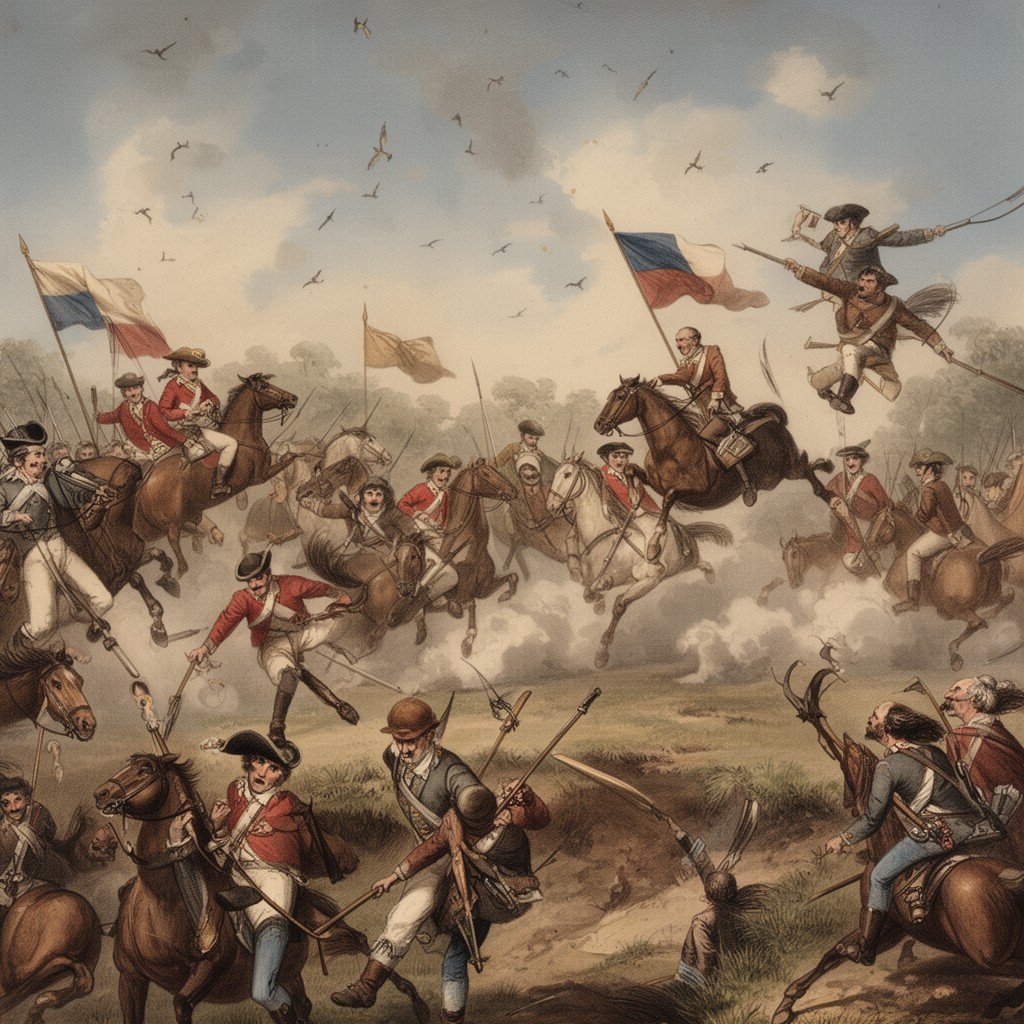 AI-generated illustration of Battle of Cowpens