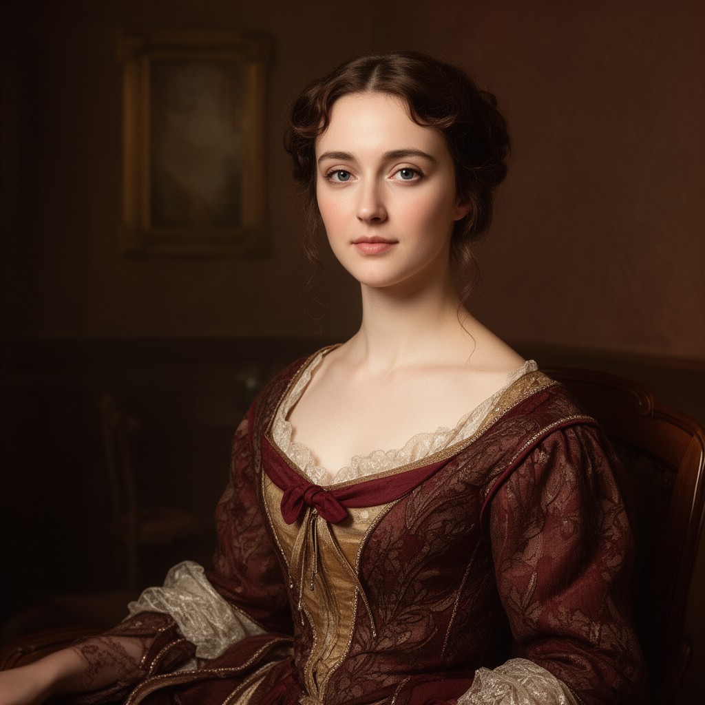 AI-generated illustration of Effie Gray
