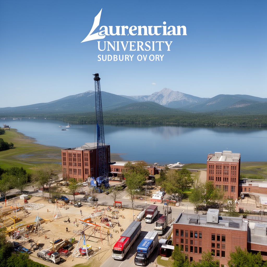 AI-generated illustration of Laurentian University