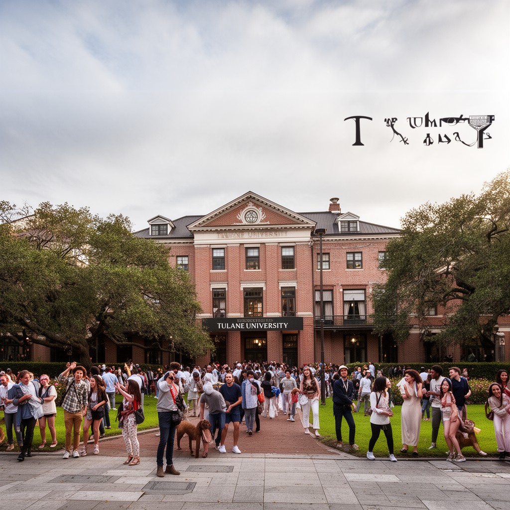 AI-generated illustration of Tulane University
