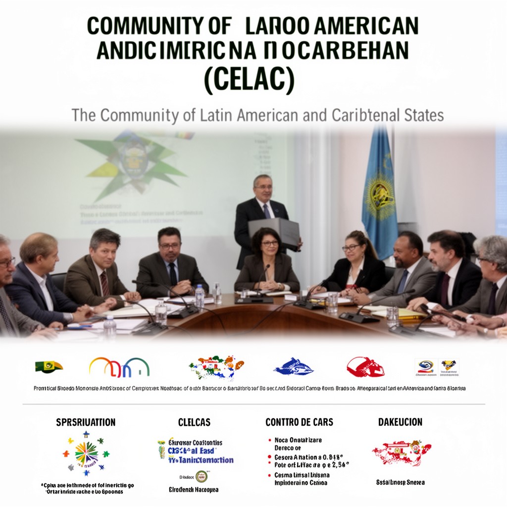 AI-generated illustration of Community of Latin American and Caribbean States