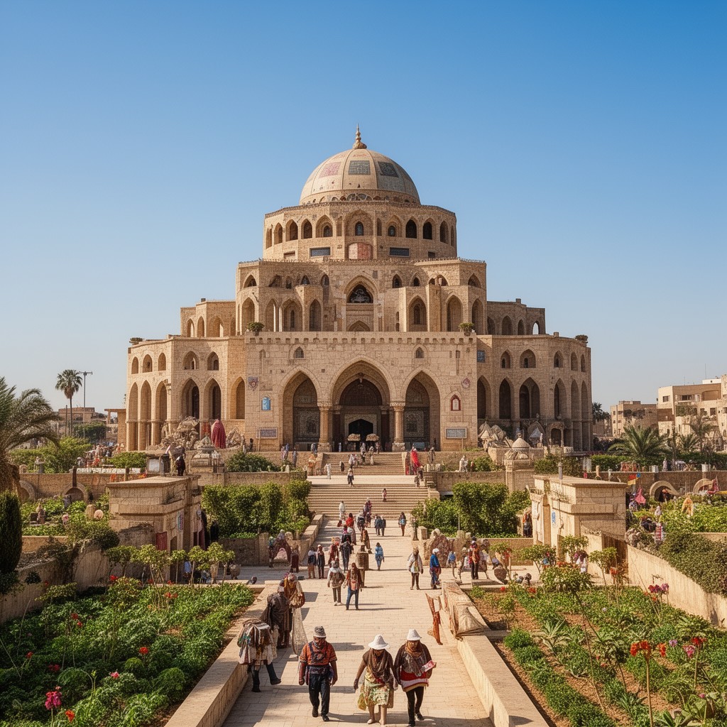 AI-generated illustration of Damanhur, Egypt