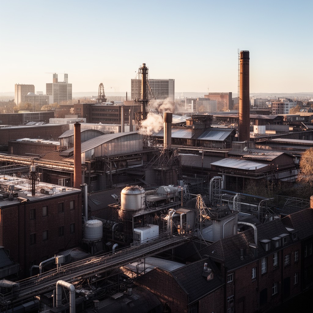 AI-generated illustration of Krefeld, Germany
