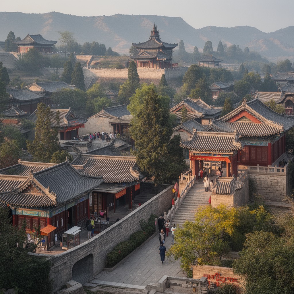 AI-generated illustration of Shaanxi Province