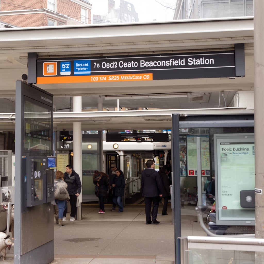 AI-generated illustration of Beaconsfield station