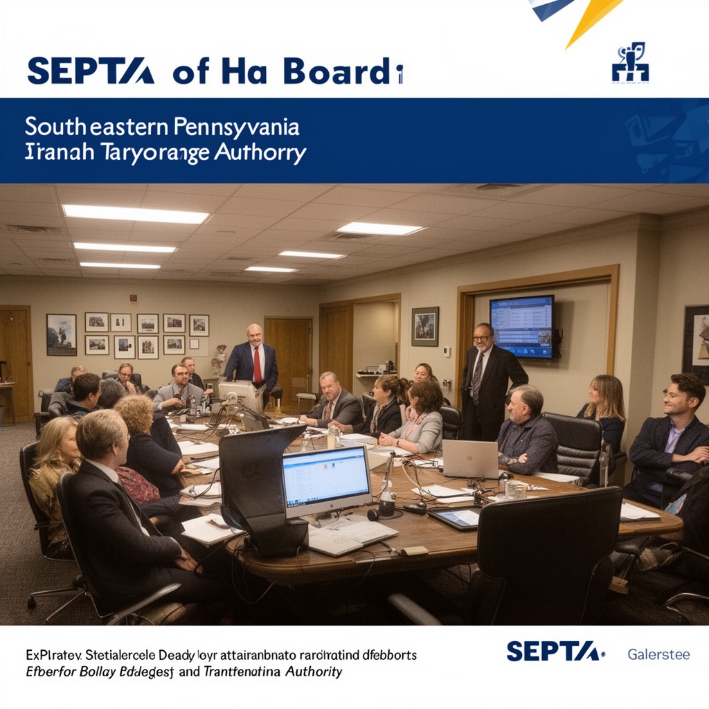 AI-generated illustration of SEPTA Board