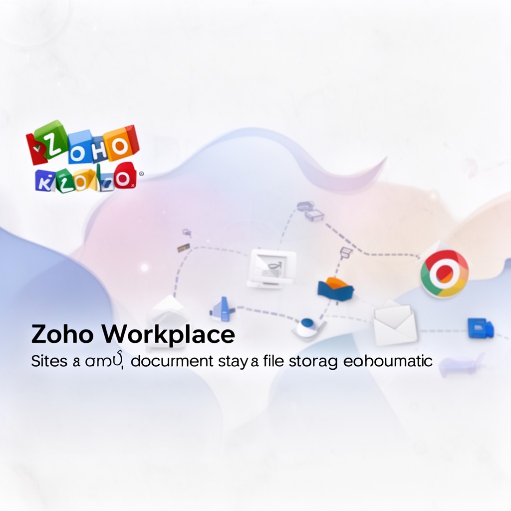 AI-generated illustration of Zoho Workplace
