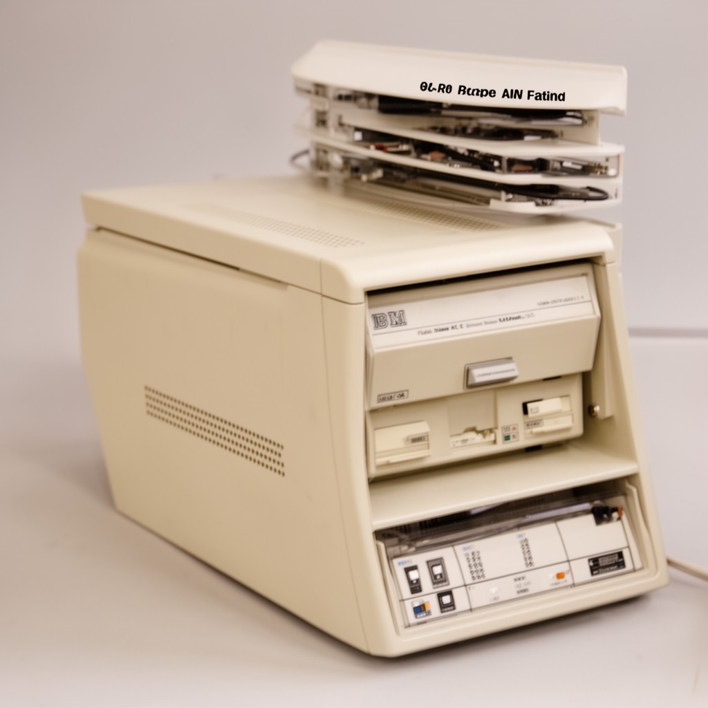 AI-generated illustration of IBM PC XT