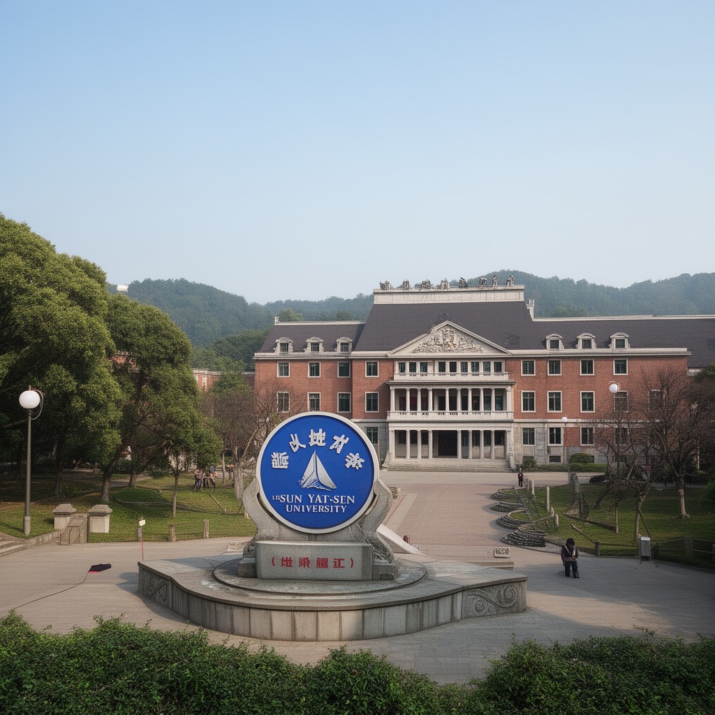 AI-generated illustration of Sun Yat-sen University