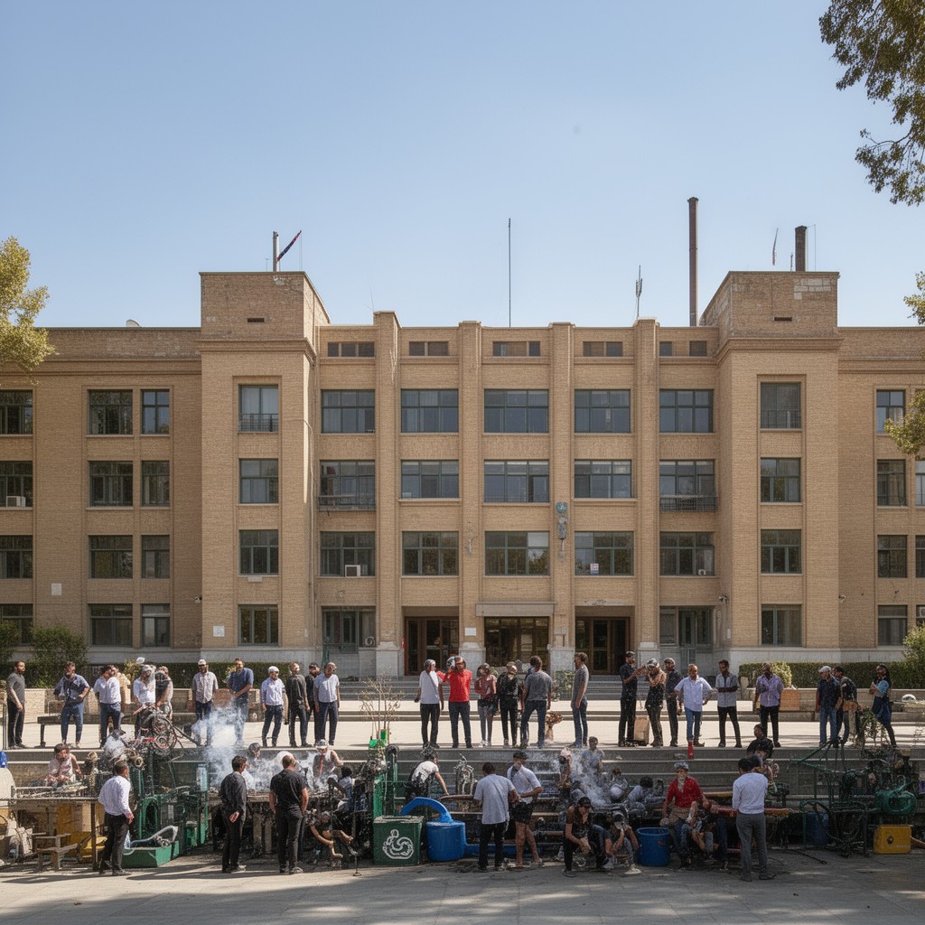 AI-generated illustration of Amirkabir University of Technology