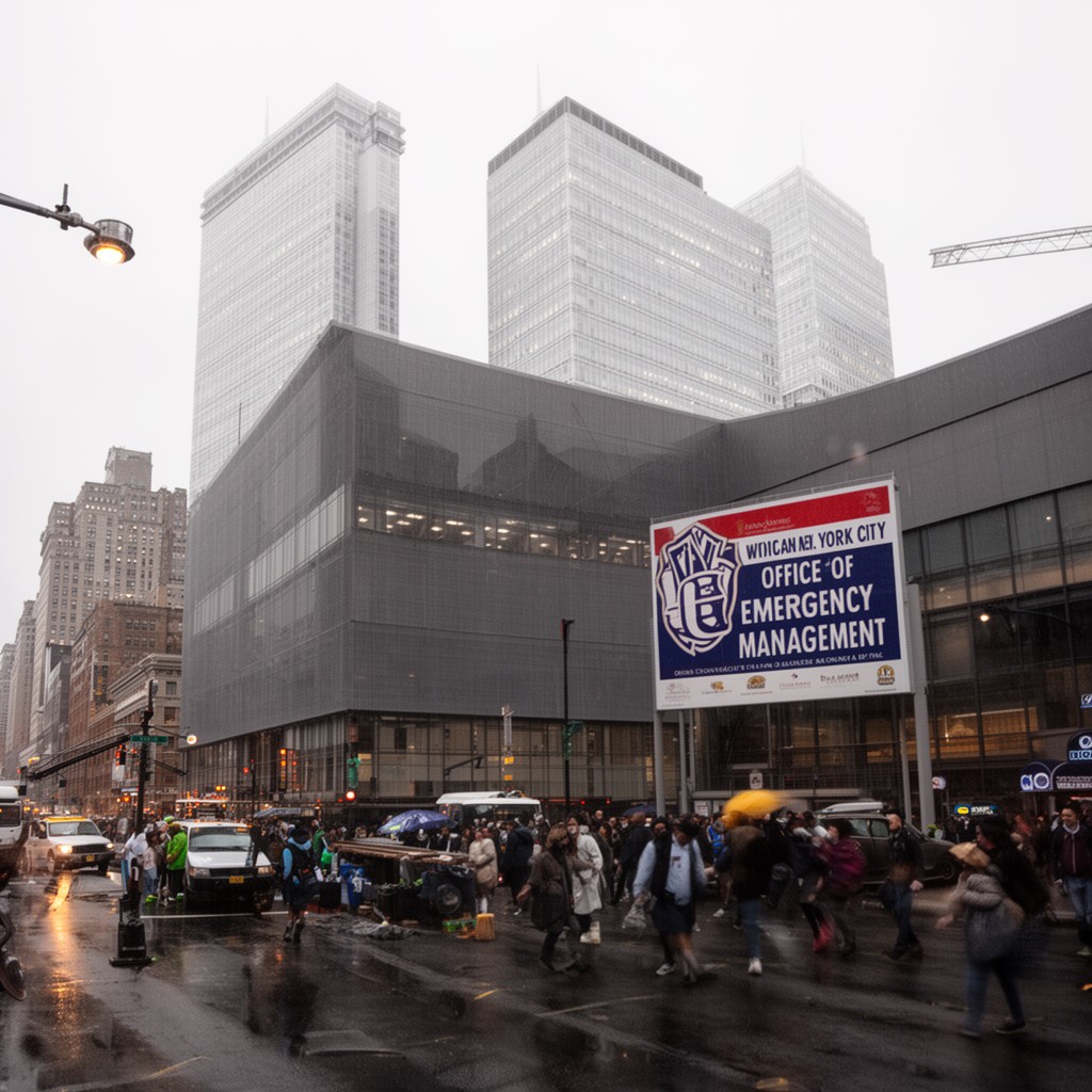 AI-generated illustration of New York City Office of Emergency Management