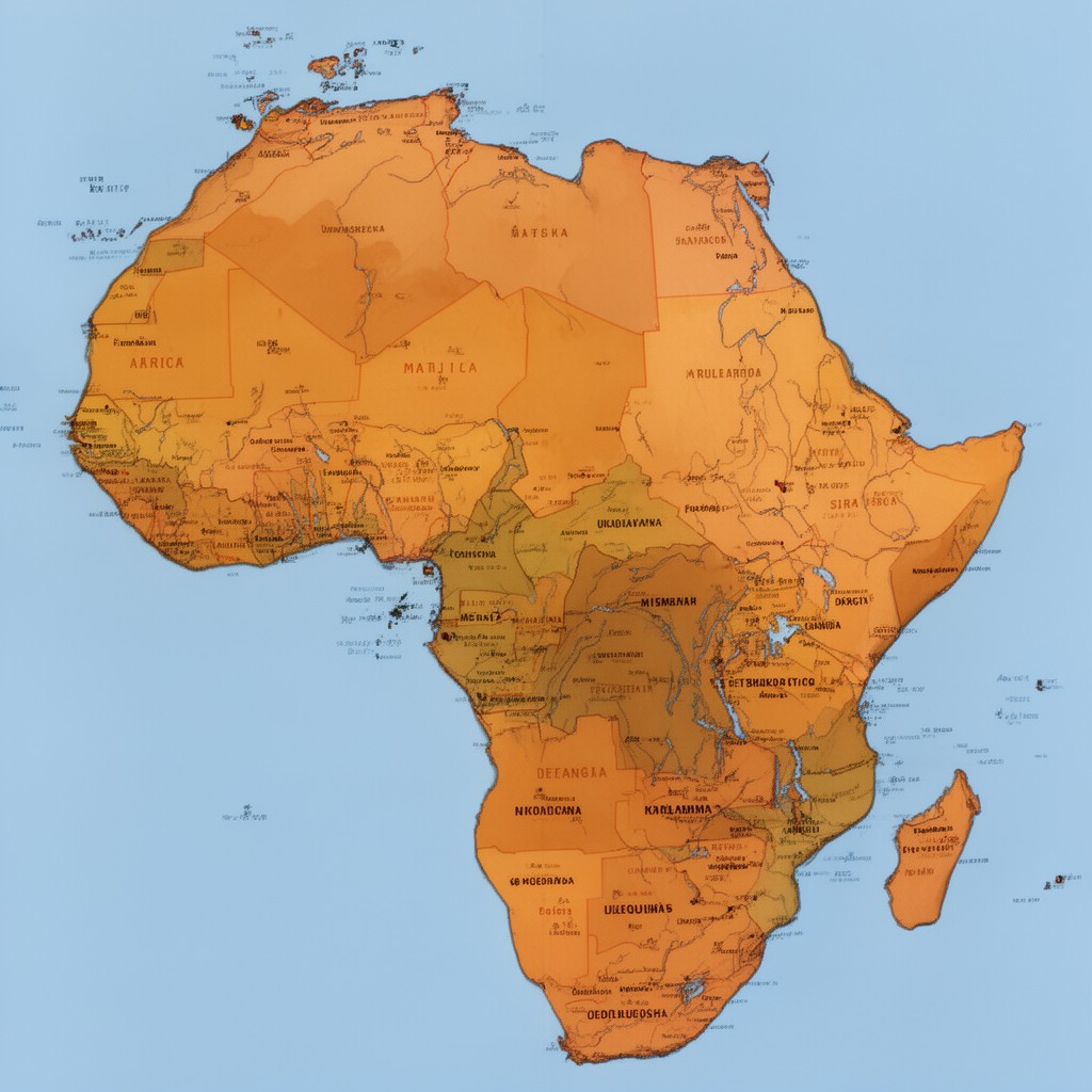 AI-generated illustration of South Africa