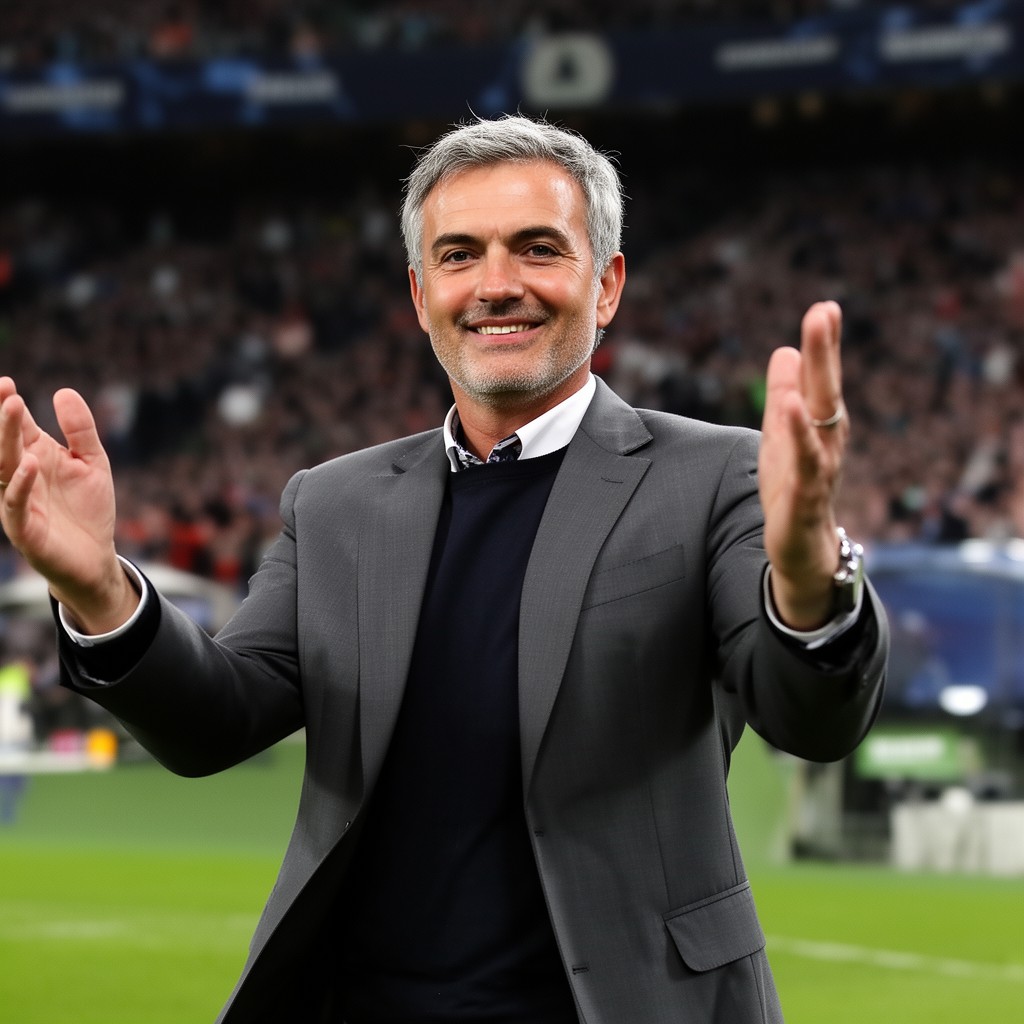 AI-generated illustration of José Mourinho