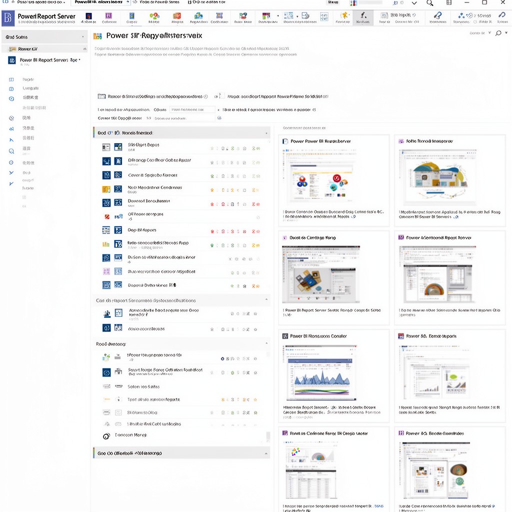 AI-generated illustration of Power BI Report Server