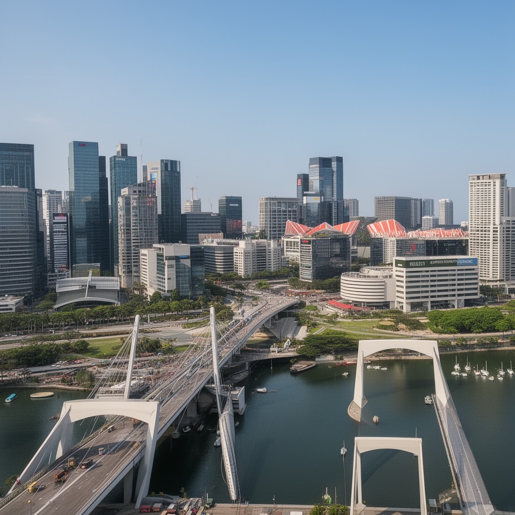 AI-generated illustration of Singapore