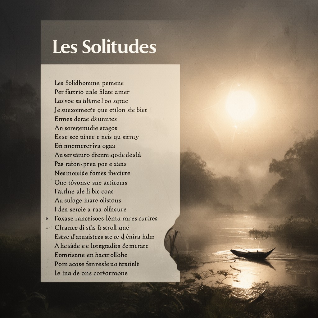 AI-generated illustration of Les Solitudes