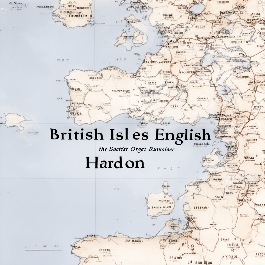 AI-generated illustration of British Isles English