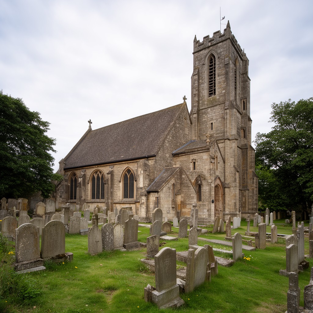 AI-generated illustration of Church of St Martin