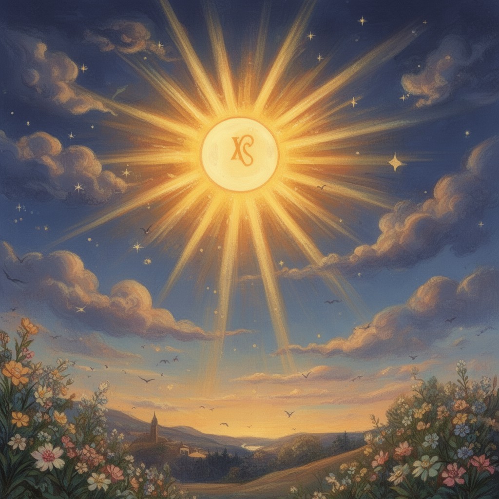 AI-generated illustration of Canticle of the Sun