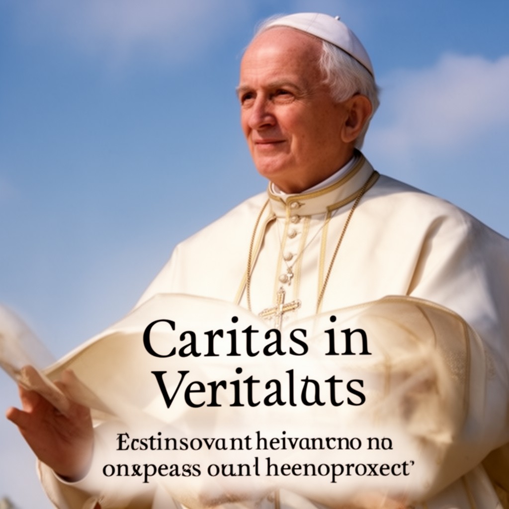 AI-generated illustration of Caritas in veritate
