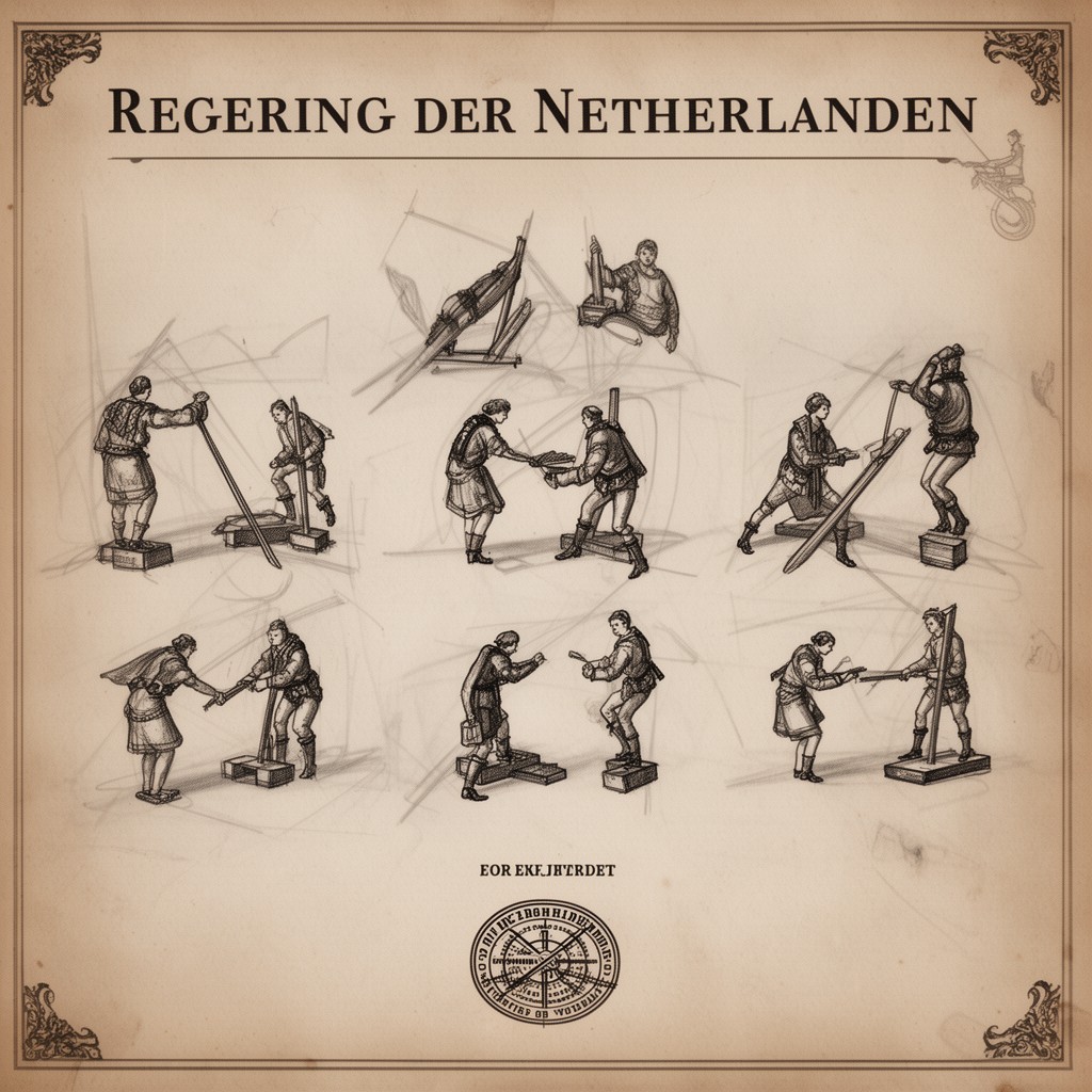 AI-generated illustration of Regering der Nederlanden