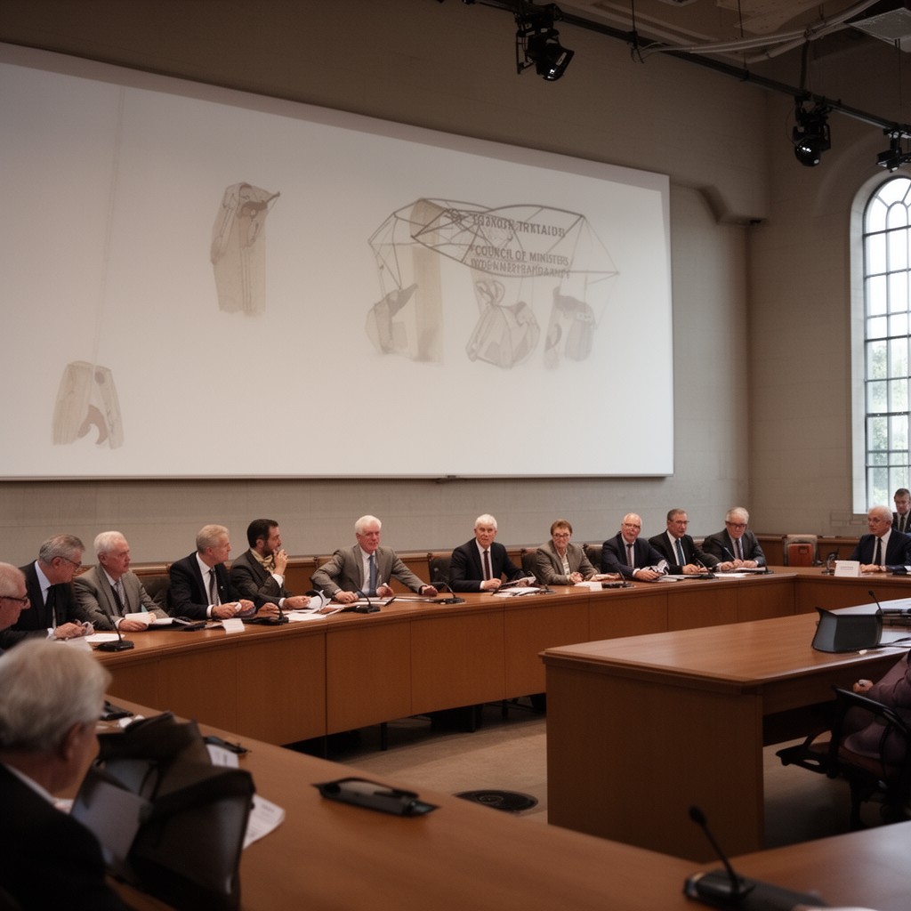 AI-generated illustration of Council of Ministers of the Netherlands