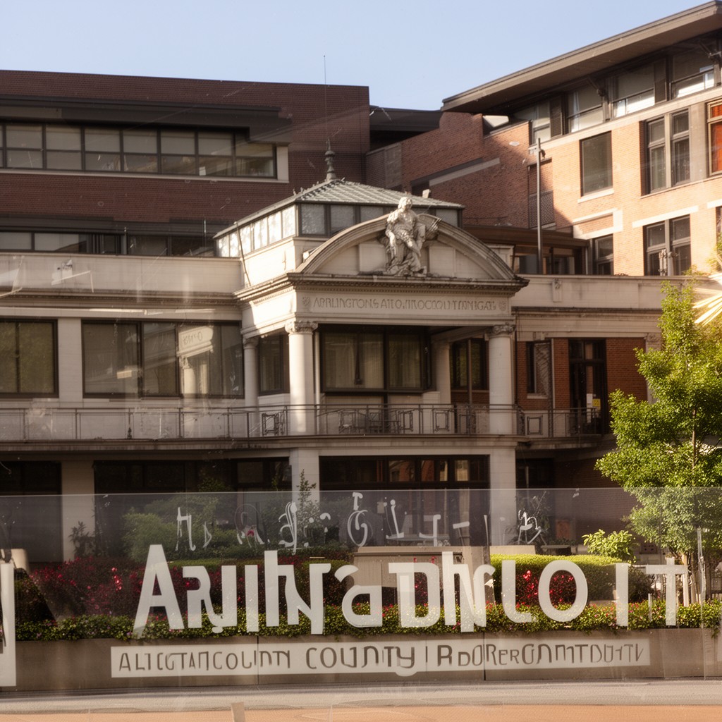 AI-generated illustration of Arlington County government