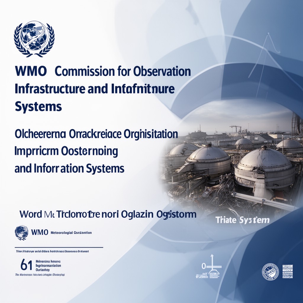 AI-generated illustration of WMO Commission for Observation, Infrastructure and Information Systems