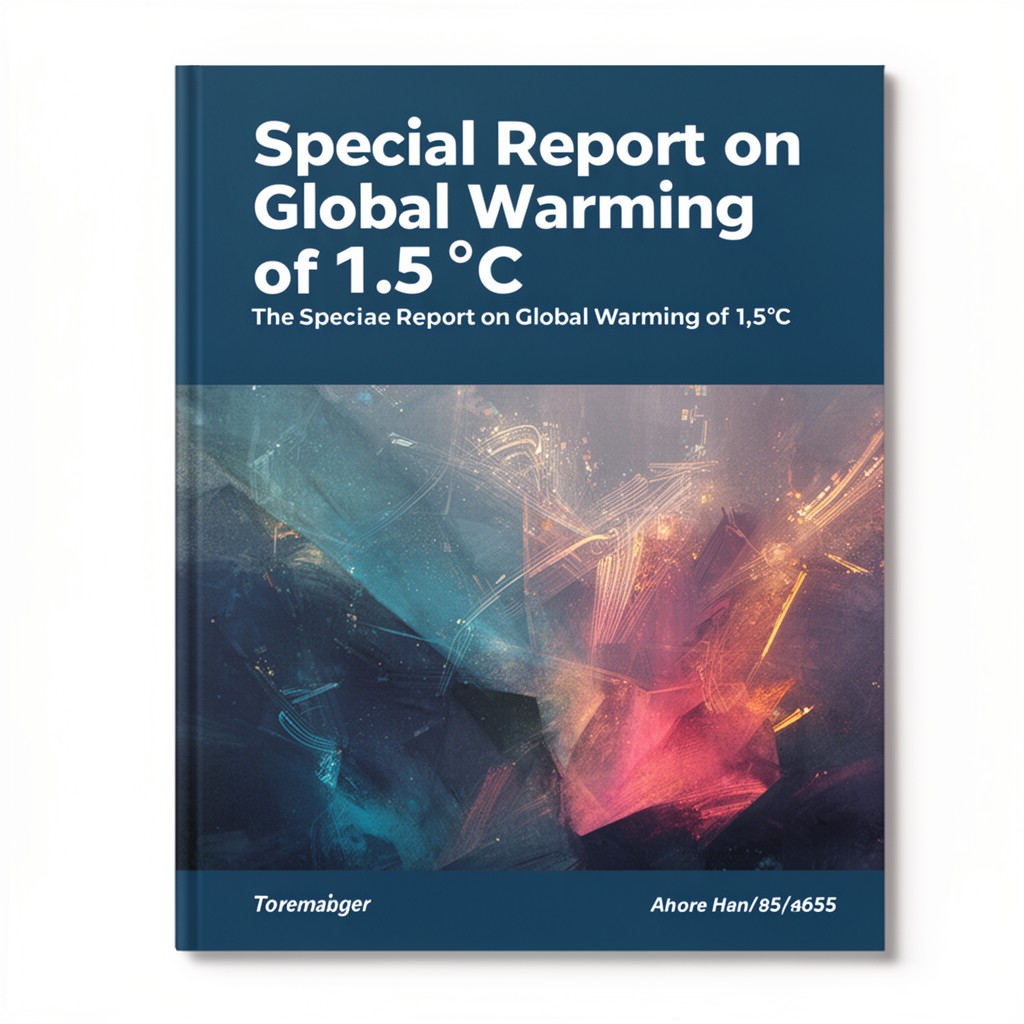 AI-generated illustration of Special Report on Global Warming of 1.5 °C