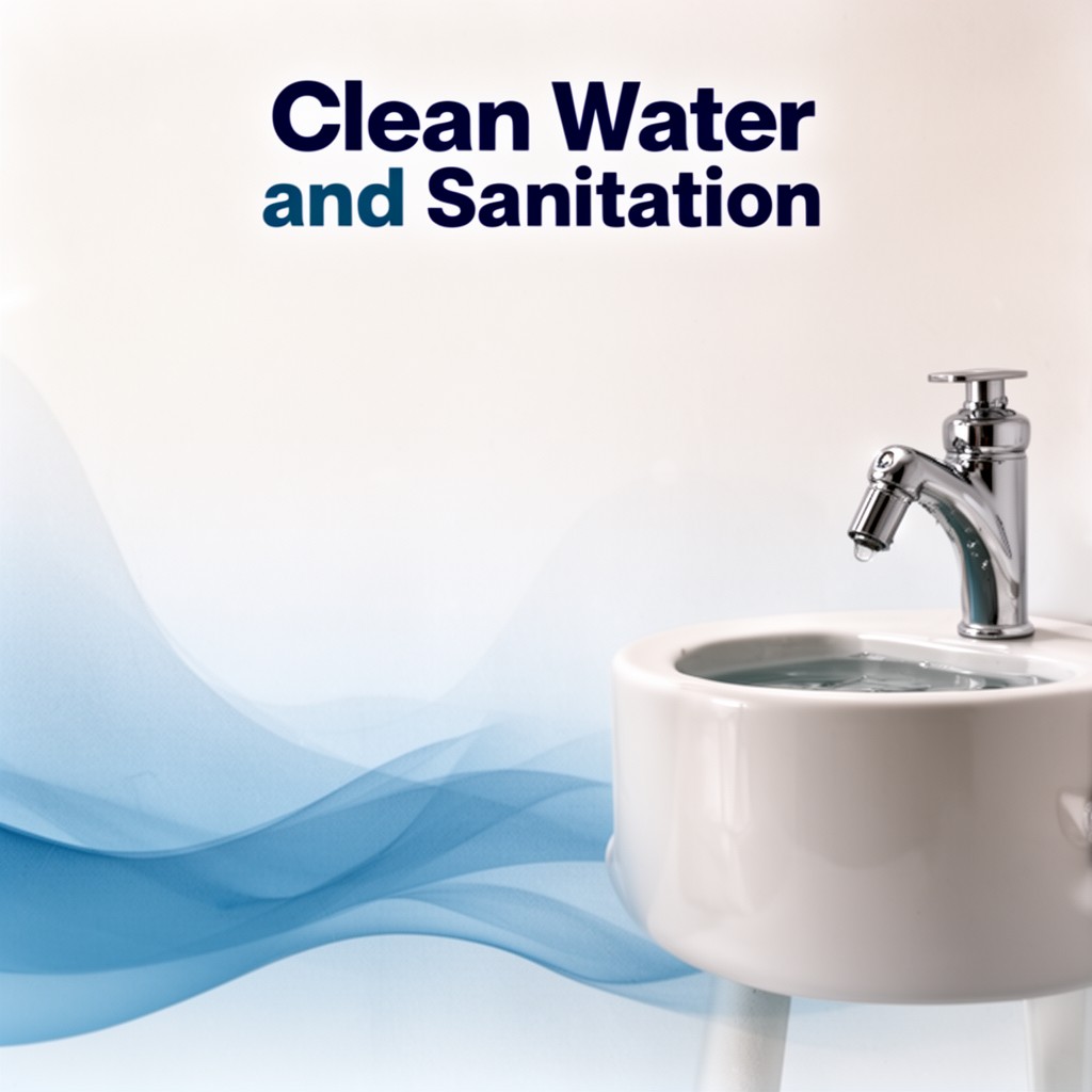 AI-generated illustration of Clean Water and Sanitation