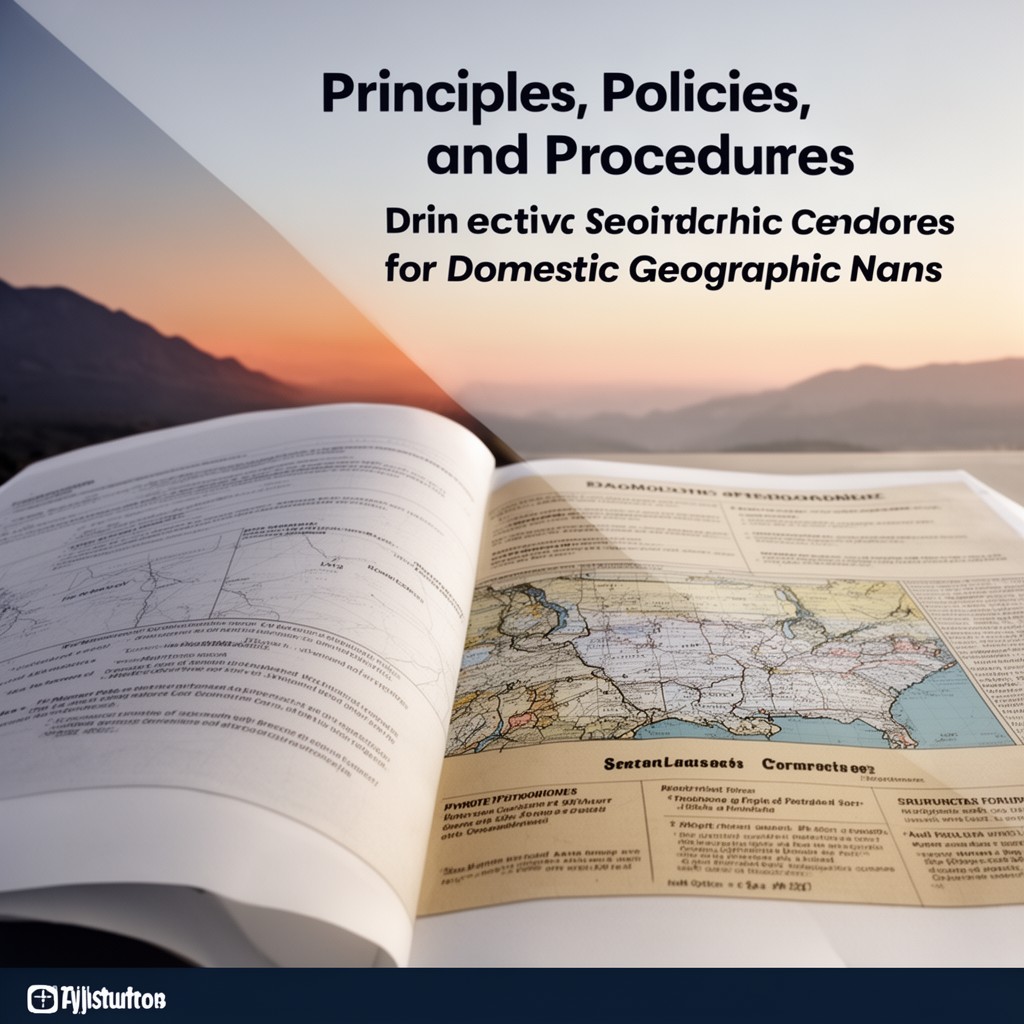 AI-generated illustration of Principles, Policies, and Procedures for Domestic Geographic Names