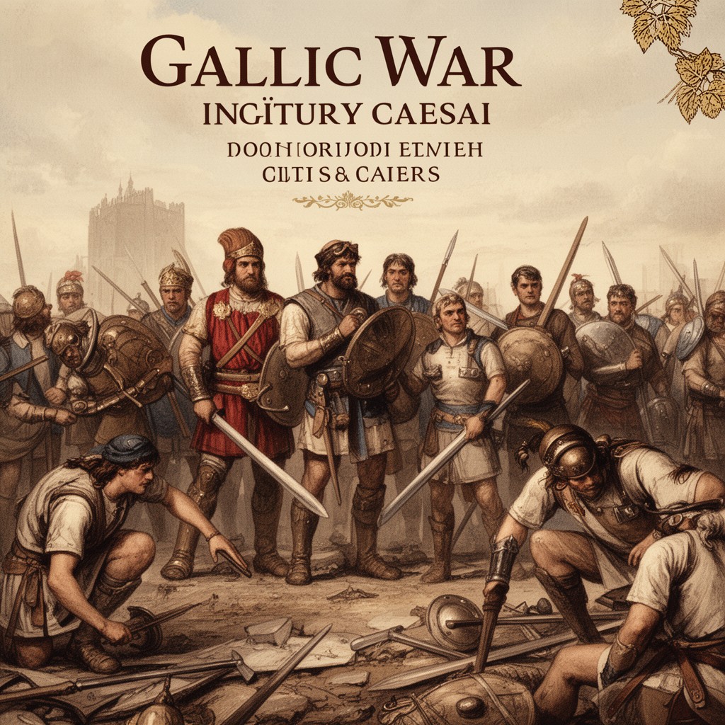 AI-generated illustration of Gallic Wars