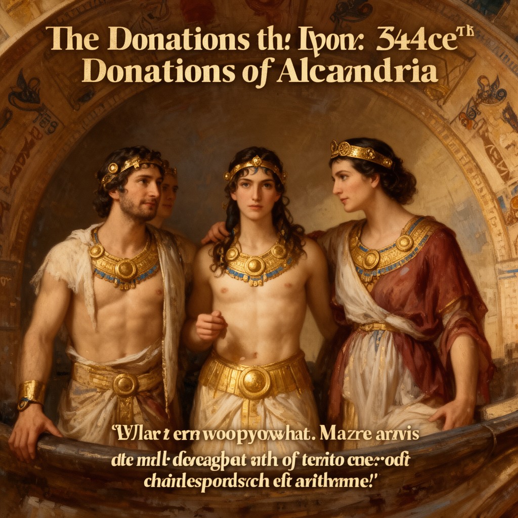 AI-generated illustration of Donations of Alexandria