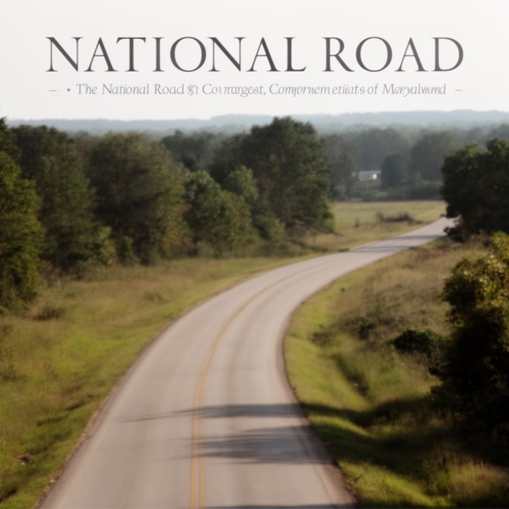 AI-generated illustration of National Road