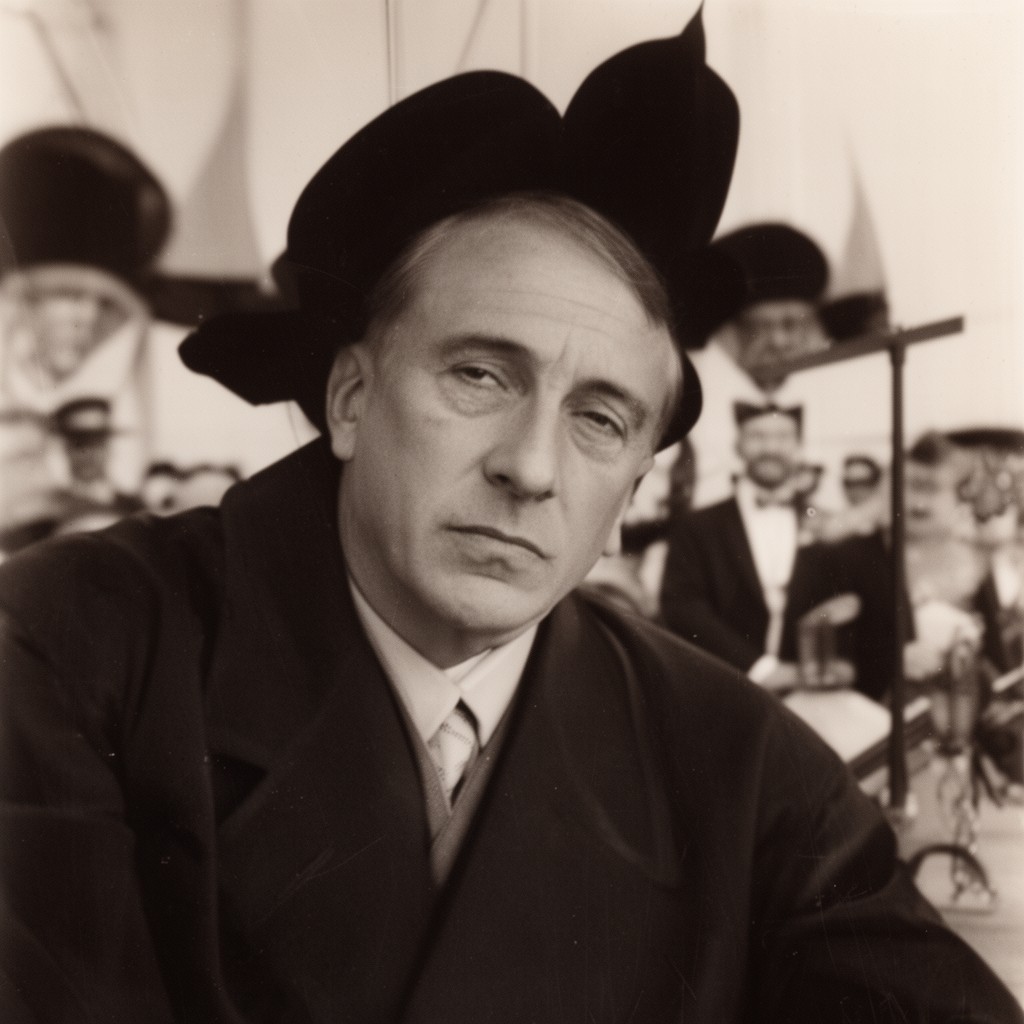 AI-generated illustration of Enrico De Nicola