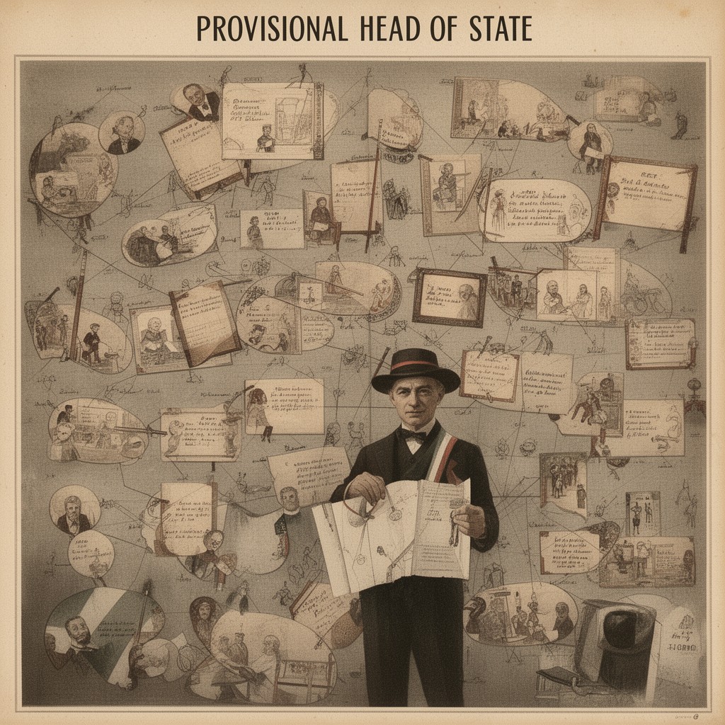 AI-generated illustration of Provisional Head of State