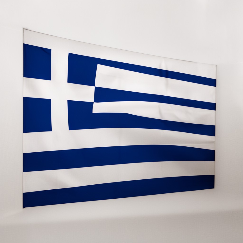 AI-generated illustration of Flag of Greece